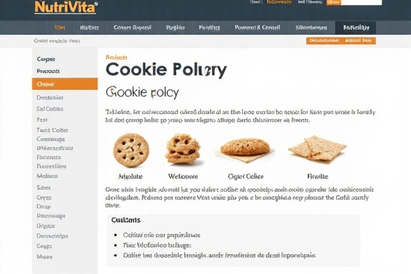 Illustrazione di un browser web che mostra diverse icone di cookie per diverse categorie